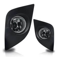 Fog Lights Lamps For 14-15 Toyota Corolla Chrome Housing Clear Lens Wiring Kit