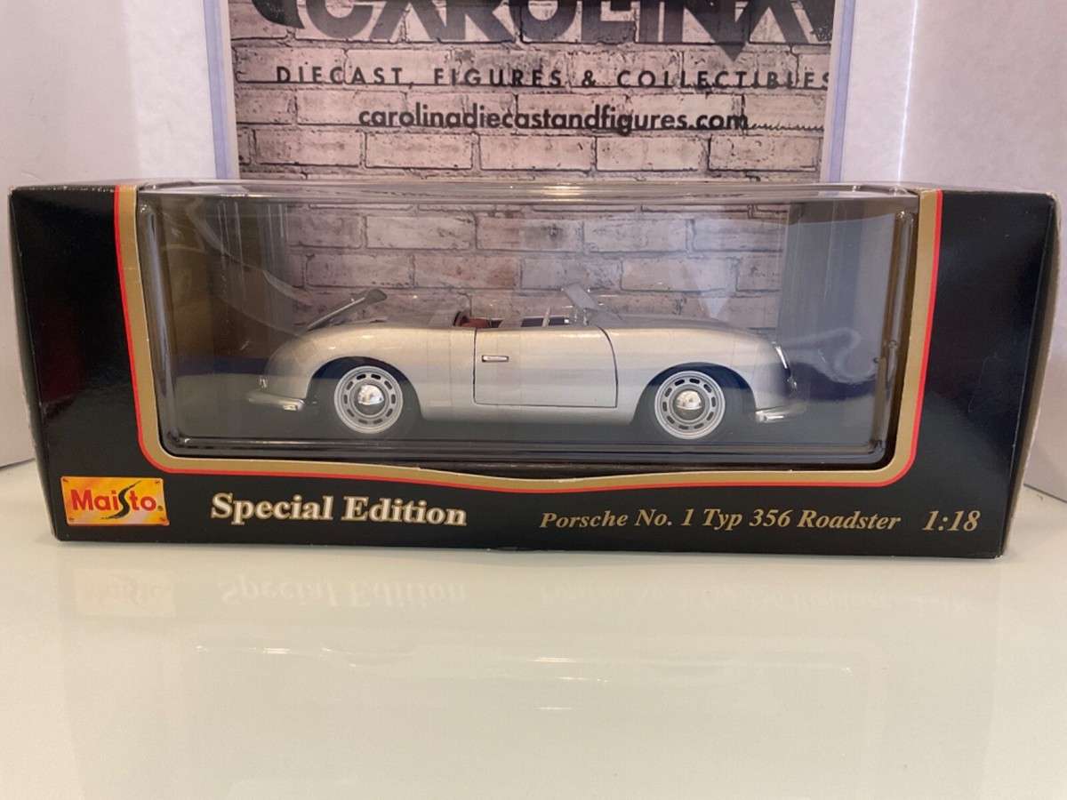 1:18 MAISTO 1948 PORSCHE NO.1 TYP 356 ROADSTER SILVER ON RED 1:18 MAISTO 1948 PORSCHE NO.1 TYP 356 ROADSTER SILVER ON RED