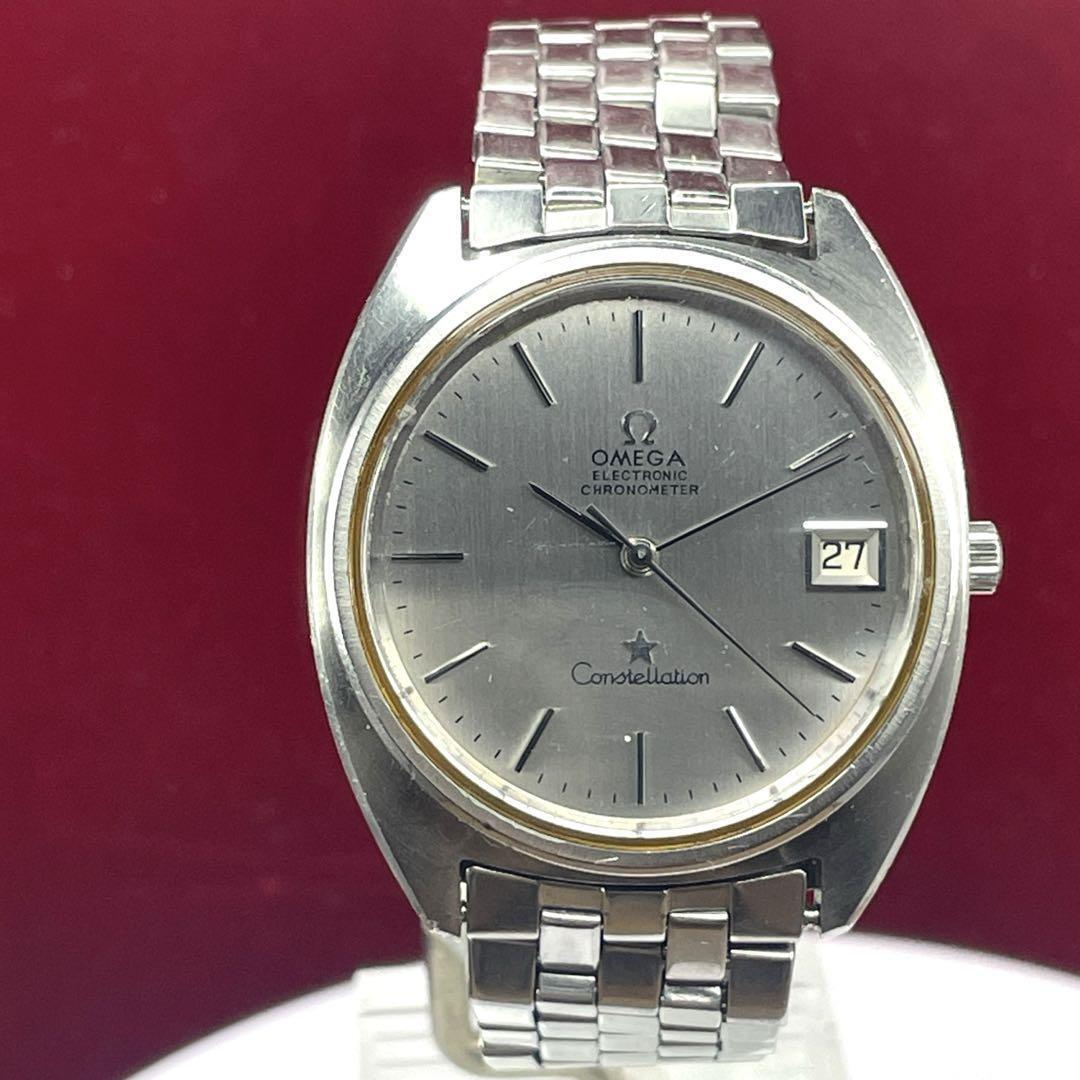 Omega Constellation Vintage OH Chronometer Silver Round Omega Constellation Vintage OH Chronometer Silver Round