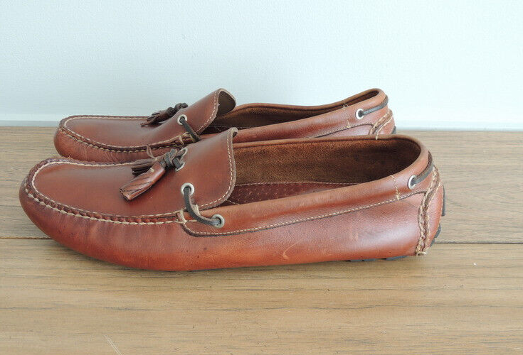 Bass Premium Collection Bel Air Mens 8M Brown Leather Driving Loafer Vibram Sole Bass Premium Collection Bel Air Mens 8M Brown | Mercari main image 4