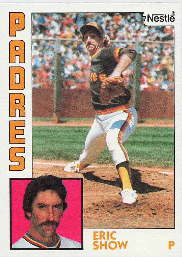 ERIC SHOW 1984 TOPPS NESTLE BASEBALL #532