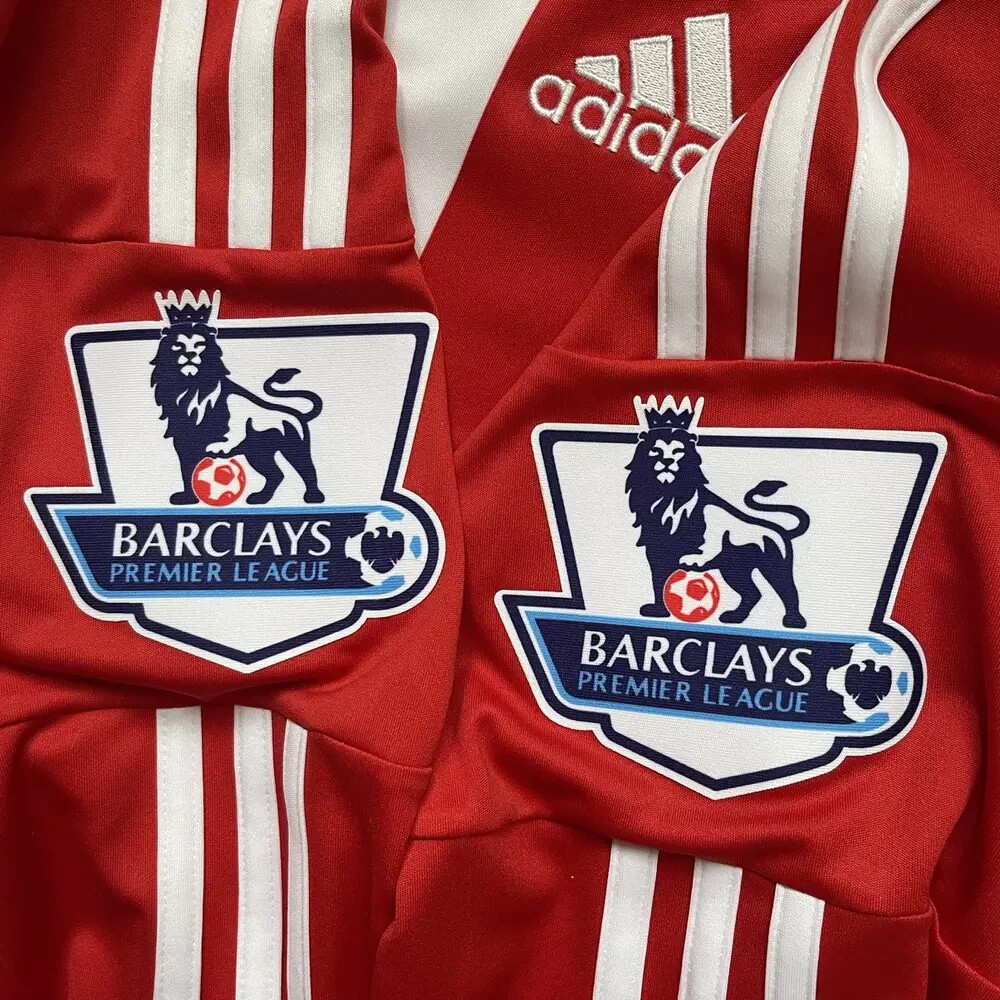 SUNDERLAND ADIDAS 2012/2013 FOOTBALL HOME JERSEY #7 LARSSON SIZE