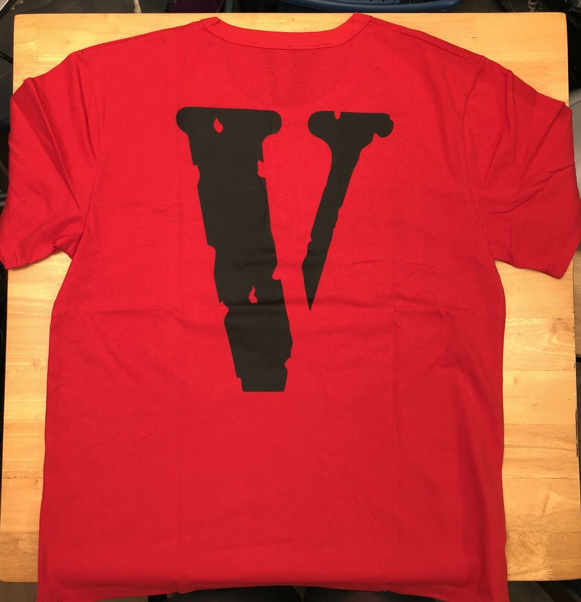 Vlone Friends Atlanta Red / Black T-shirt Size S-XL - Ships Same