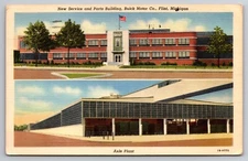 New Service & Parts Building Buick Motor Co. Flint Michigan Axle Plant 1943 PC