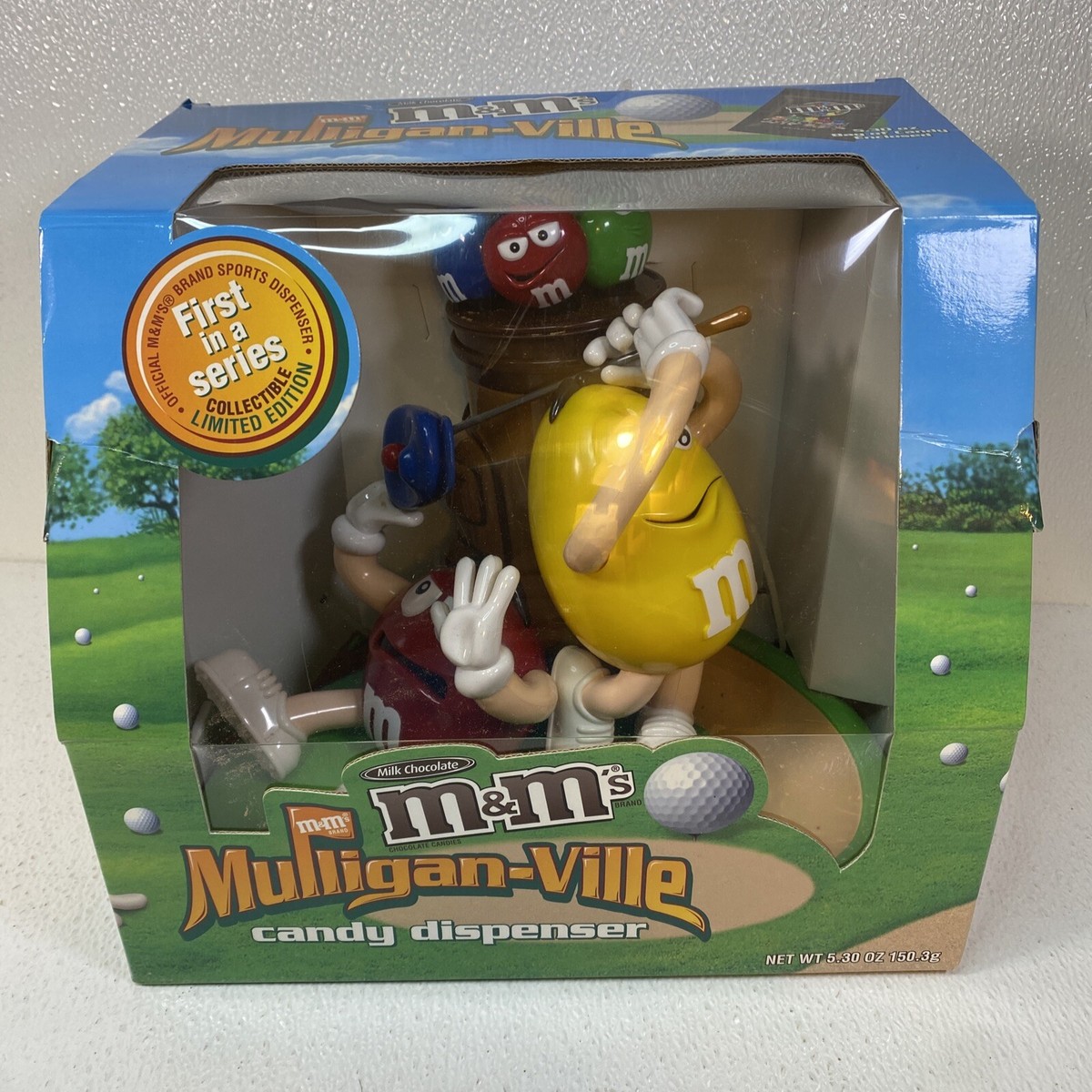 M&M's Golf Mulligan Ville Candy Dispenser Limited Edition