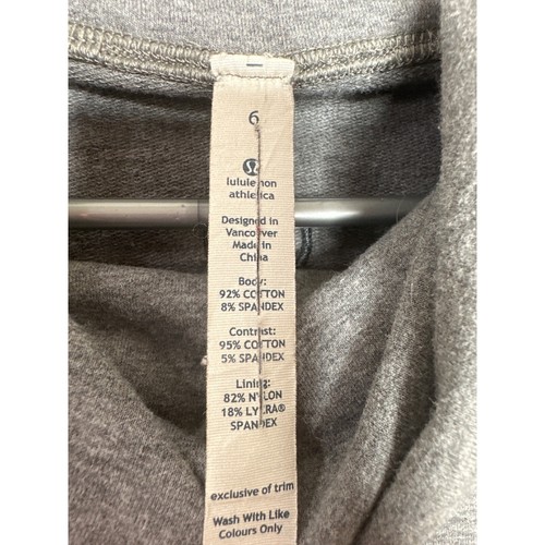 Lululemon Rest Day Women's Gray Cowl Neck Pullover Athletic Sweatshirt Size 6 - Picture 5 of 7