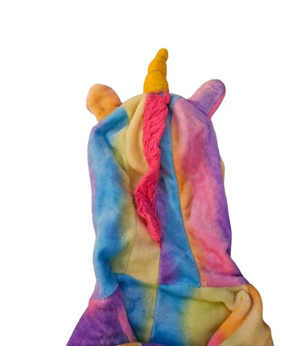 Halloween Unicorn Plush Sleepwear Costume Hooded size L - Picture 4 of 11