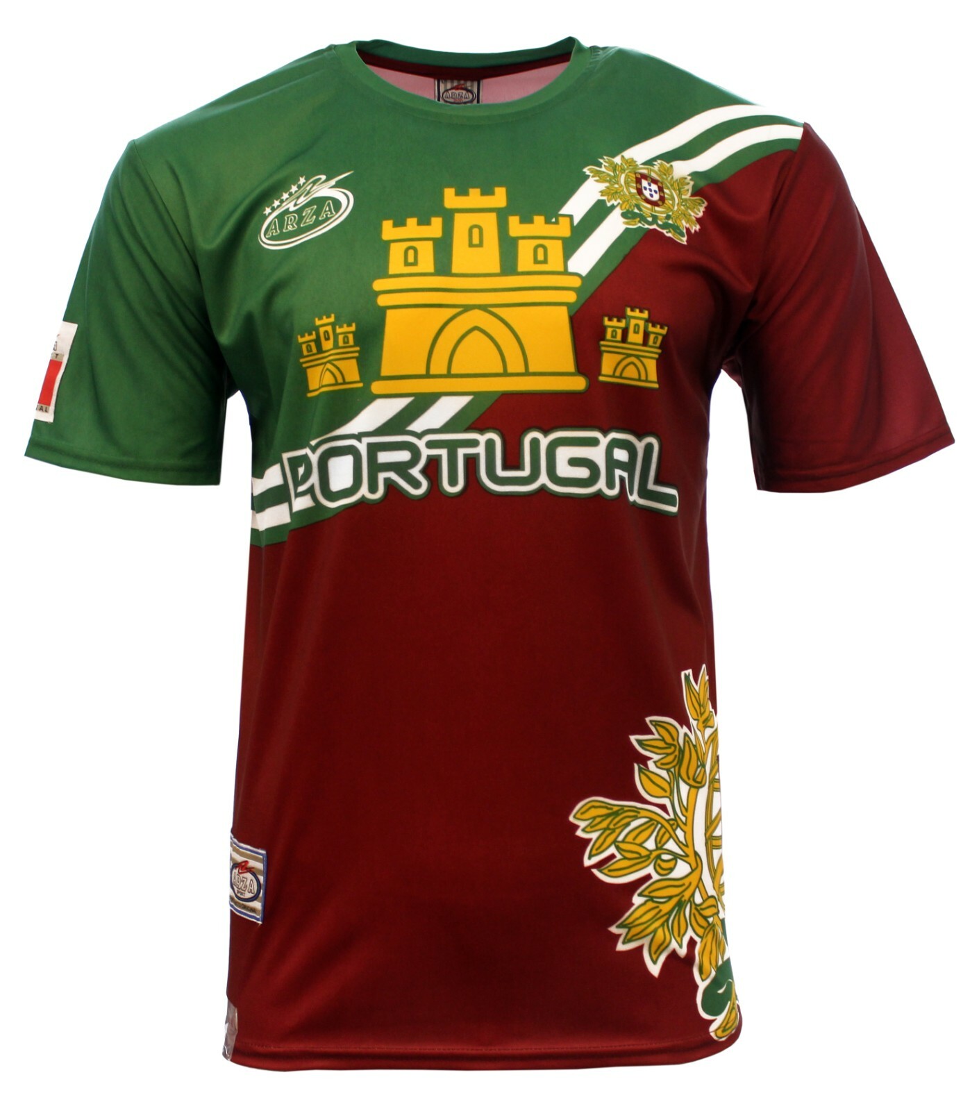 Portugal Style Soccer Uniform Set – Youth Adult Home/Away Green or White Jersey