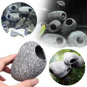 Cichlid-Stone-Aquarium-Rock-Shrimp-Breeding-Cave-Hideaway-Fish-Tank-Decoration