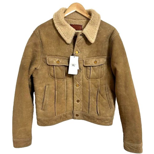 RRL Davies 24 model double rider jacket/ XL/ cowhide leather/ BRW