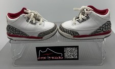 Nike Air Jordan 3 Retro TD 'Cardinal Red' 832033-126 Toddler Size 7C