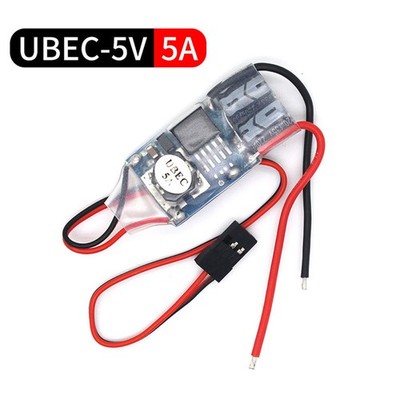 1Pc 5V 5A UBEC Voltage Converter 2-12S Lipo  External BEC Step Down Module;