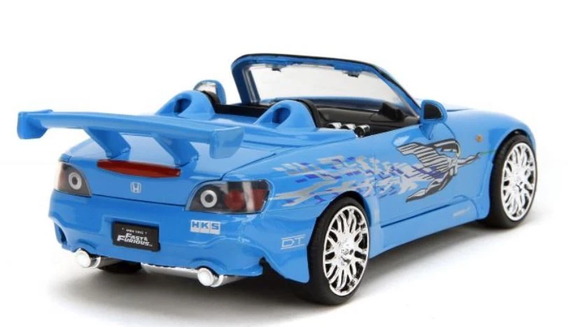 JADA TOYS, HONDA S2000 2001 blu - FAST and FURIOUS, 1/24, JAD35875 - Immagine 3 di 4