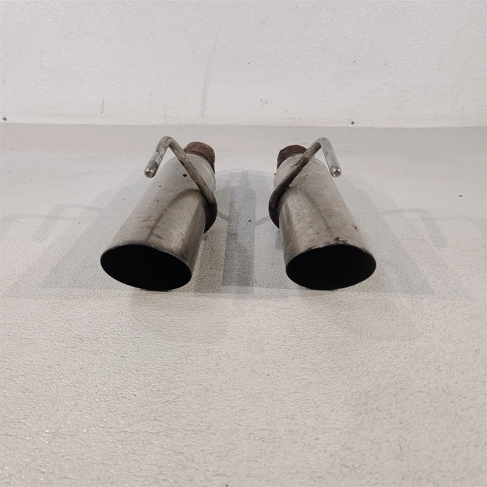 99-04 Ford Mustang Exhaust Tips Muffler Tips Oem Pair Aa7384 - Image 2 of 4