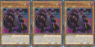 3X MGED-DE081 Numeronenwand - Rare 1. Auflage YuGiOh Maximum GOLD