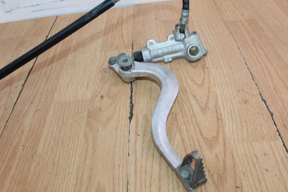 2017 KAWASAKI KX250F Rear Brake Master Cylinder w/Caliper and Pedal - Image 4 of 4