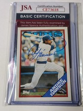 Andre Dawson Cards, Rookie Card and Autographed Memorabilia Guide 36