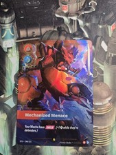 Riftbound Rumble Mechanized Menace (Overnumbered) SFD 240/221 — live eBay listing