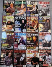 Vintage Y2K Modern Drummer Magazine Lot Of 16, 1998-2002 Various Issues
