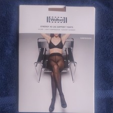 Image of Wolford Synergy 40 Leg Support Tights, Size Large in Gobi