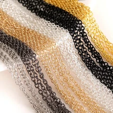 5 Meters Cable Open Link Iron Metal Chains 4X3mm Delicated Chain DIY Jewelry