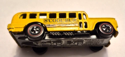 Vintage Hot wheels Redline 1970 Heavyweight School Bus