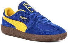 Baskets Classiques En Suède Puma Palermo Pour Femmes En Bleu Et Jaune EU 36-42