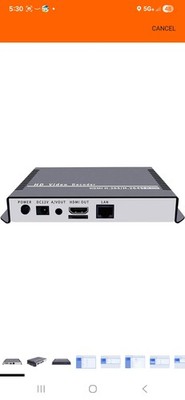 1080P Video Decoder - IPTV w/ HDMI & CVB -Stream Decoding RTMP/RTSP/RTP/UDP/HTTP