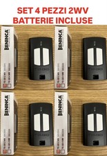 Set da 4 Telecomandi 2WV Benincà Telecomando Trasmettitore 433 MHz Con Batteria