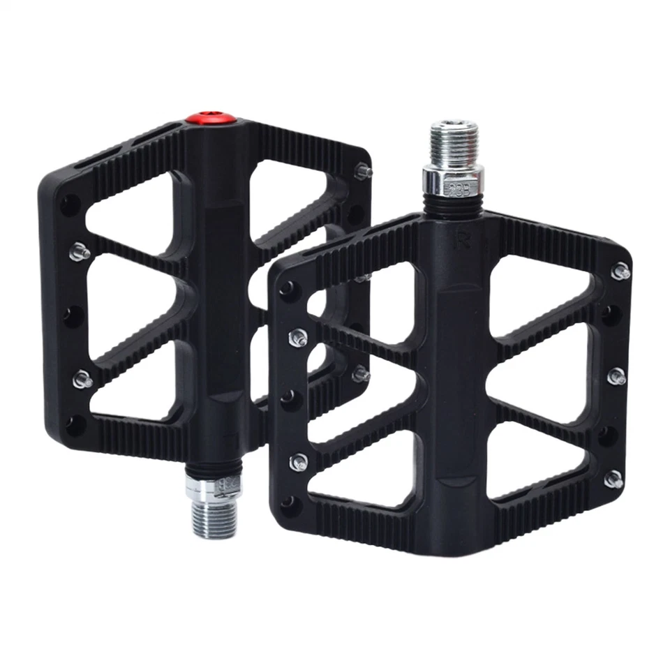 Pedales de bicicleta de carretera/montaña Pedales de bicicleta de fibra de nailon ligeros a prueba de golpes Foto 4 de 4