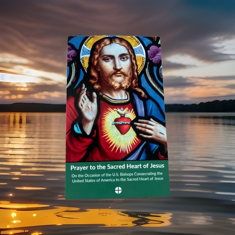 New 5x3” Card Prayer To Sacred Heart Jesus Consecration By USA Catholic Bishops