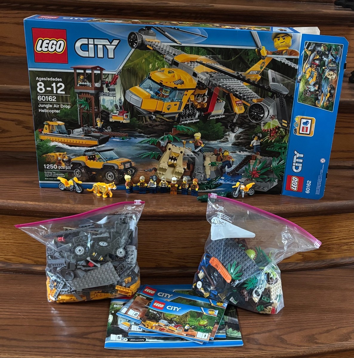 Retired- LEGO CITY: Jungle Air Drop Helicopter - 60162 - Complete