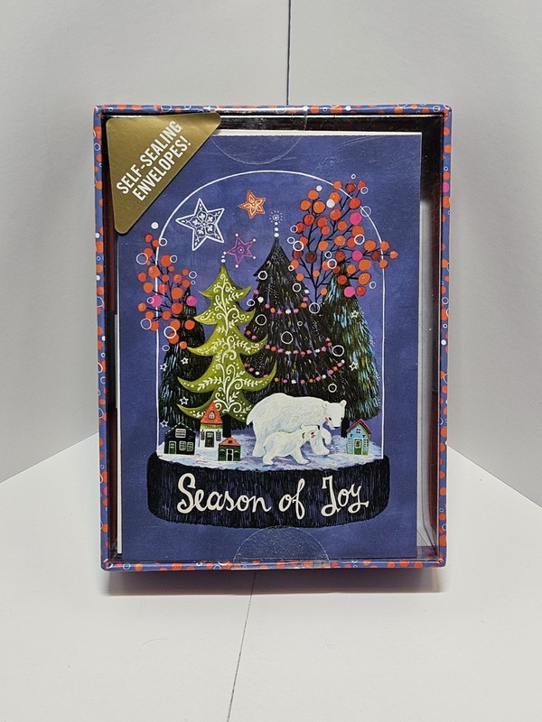 Peter Pauper Press, Christmas Cards Box, Season of Joy, 20 Cards, 5x3.5