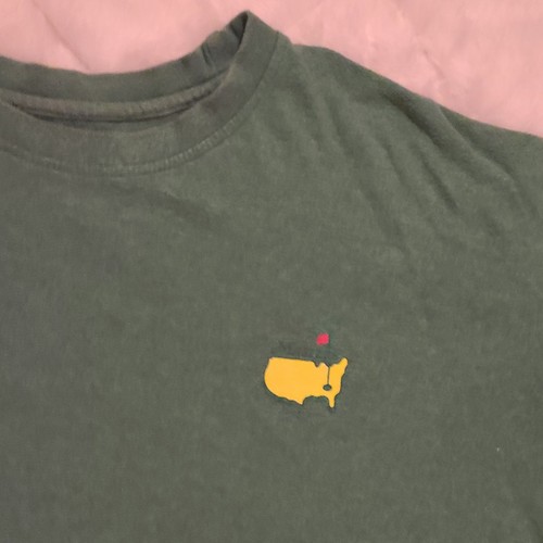 2022 Authentic Masters T Shirt Double Sided Men’s Green Augusta XL - Picture 7 of 13