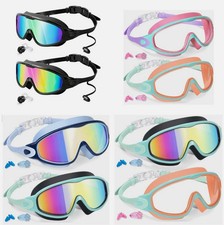 Swimming Goggles for Men Women Adult Kids Diving Googles Anti UV Fog Glasses