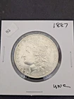 1887 P Morgan Dollar $1 US Mint Silver BU MS Uncirculated