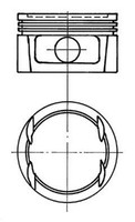 Kolben Kolbenschmidt 91023710 FüR Opel Lada Vectra J89 Kadett CC T85 Calibra C89