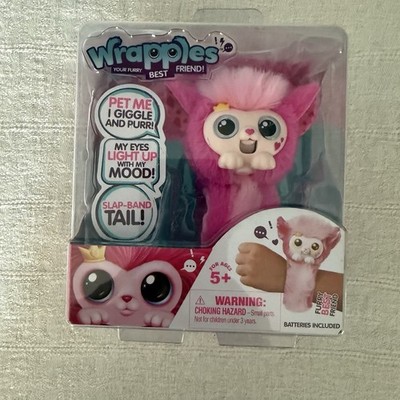 Wrapples UNA Little Live Pets Unicorn Interactive Pink Wrist Furry Friend New