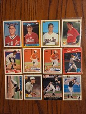 Robin Ventura Rookie Baseball Card Lot (7) plus 5 more Ventura cards
