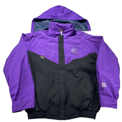 #ad #ad Mankato Football Jacket Mens XL Purple Black Football Boathouse Gore Tex Hooded $69.99