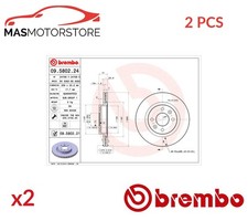 BREMSSCHEIBEN SATZ PAAR BREMBO 09580221 2PCS P FÜR RENAULT MEGANE I,KANGOO