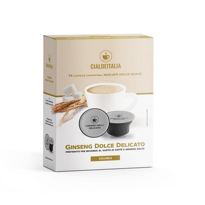 Cialdeitalia - Delicato Ginseng - Kompatibel mit Nescafé Dolce Gusto - 192...