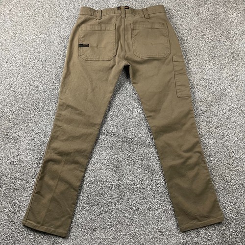 Ariat Pantalone Uomo 31x32 Marrone Rebar Stivale Relaxed M4 Chino Twill Salopette Utility - Foto 14 di 19