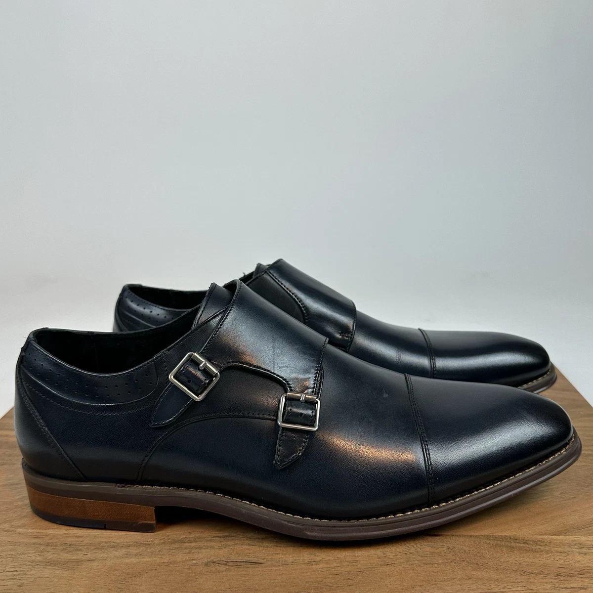 Monk Strap Dress Shoes for Men with Upper Leather for sale  display picture 2