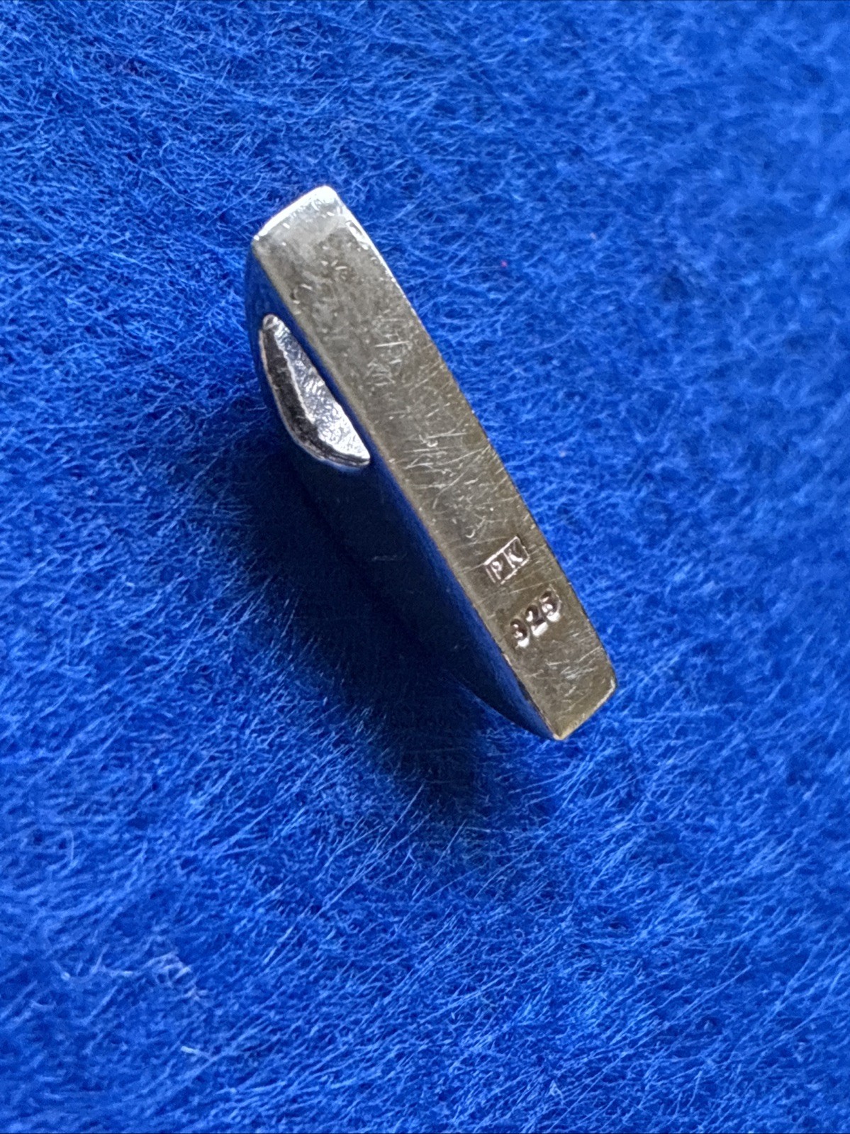 925 PK Hallmarked Solid Sterling silver Abstract … - image 3