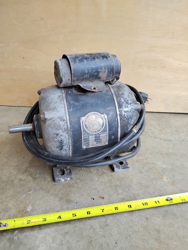 Original Walker Turner Drill Press Motor Restoration Project 1/2 HP 1725 RPM