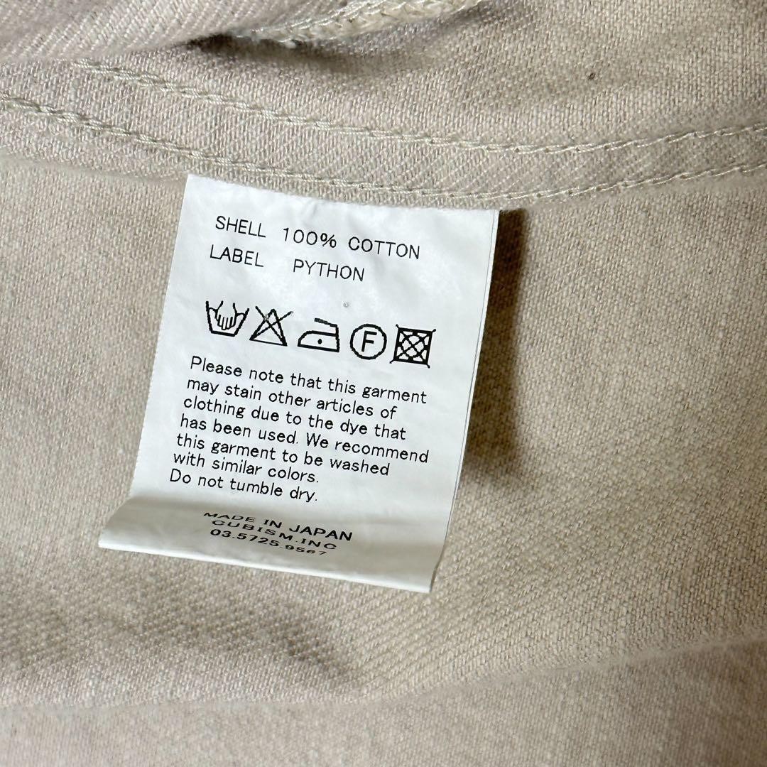 Visvim 101 JKT White Denim Python Patch Used Cott… - image 10