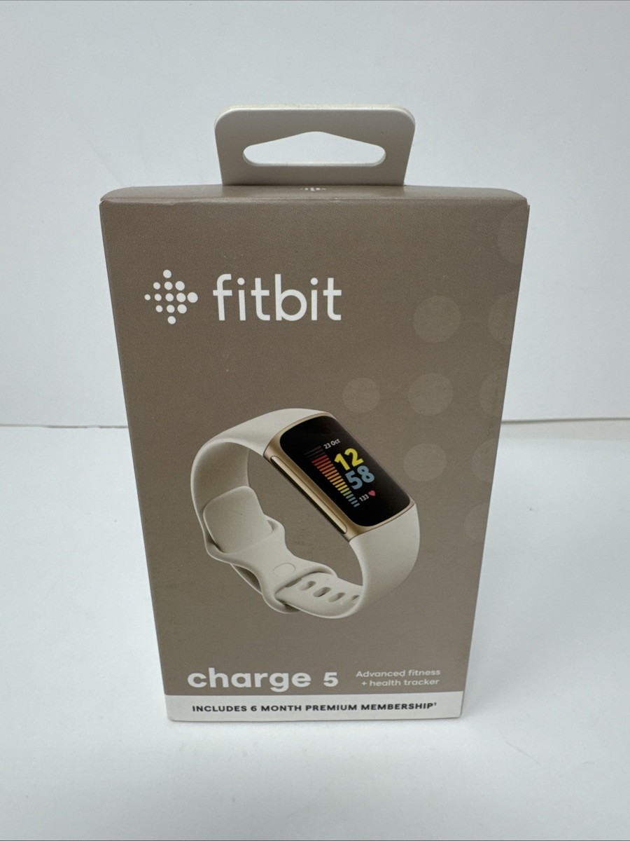 Fitbit Charge 5 Activity Tracker - Lunar White/Soft Gold Fitbit Charge 5 Activity Tracker - Lunar White/Soft Gold