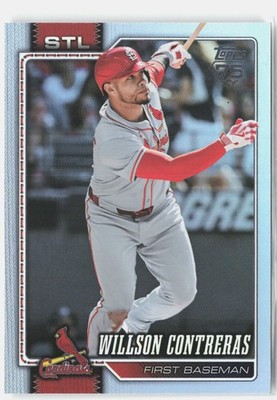 2026 Topps #180 Willson Contreras Rainbow Foil
