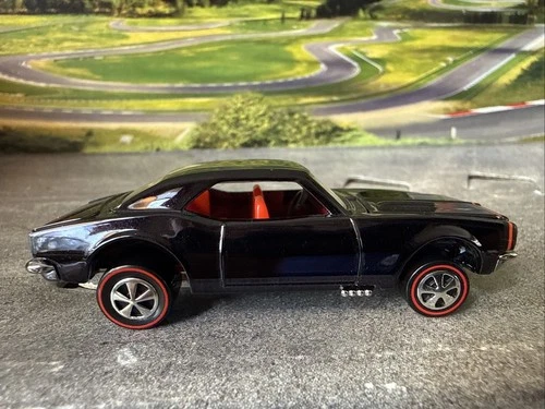 2019 Hot Wheels RLC Membership Car Spectraflame Black Custom 67 Camaro Redline